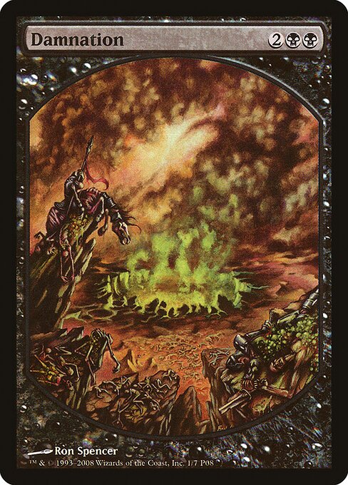Damnation (1) - FULL ART - Foil Damaged / p08