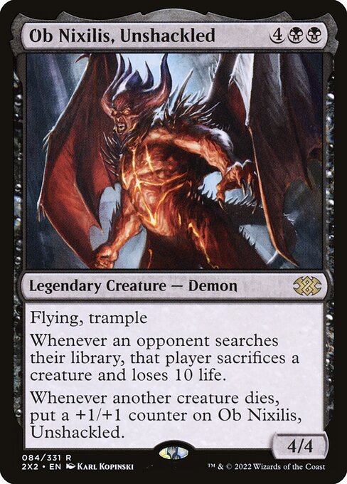 Ob Nixilis, Unshackled (84) - Lightly Played / 2x2