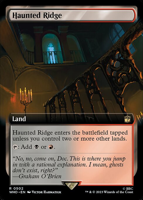 Haunted Ridge (502) - EXTENDED ART - Lightly Played / who