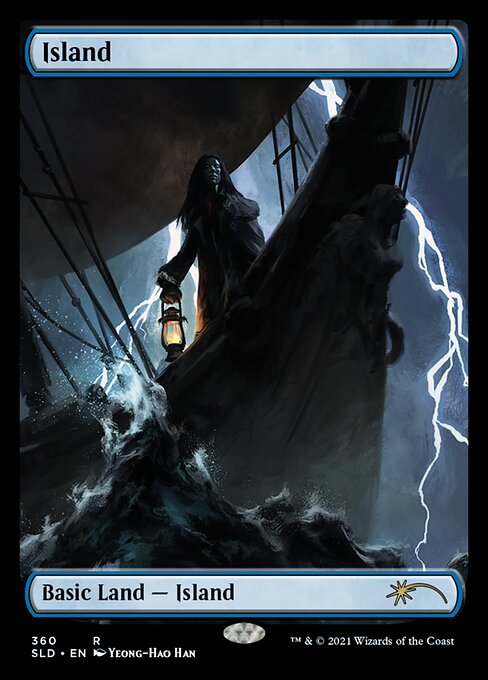 Island (360) - FULL ART - Lightly Played / sld