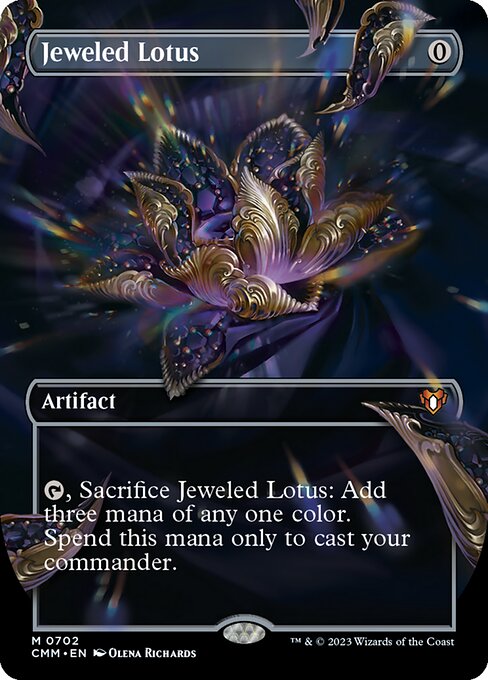 Jeweled Lotus (702) - BORDERLESS - Lightly Played / cmm