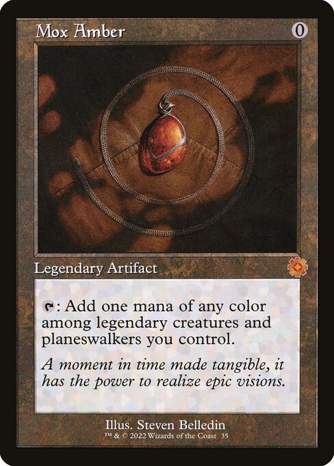 Mox Amber (35) - Lightly Played / bro