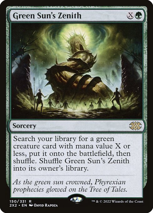 Green Sun's Zenith (150) - Lightly Played / 2x2