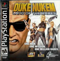 Duke Nukem Land of the Babes - Playstation - Used w/ Box & Manual