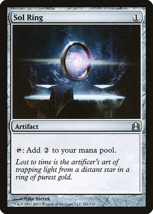 Sol Ring (261) - Heavily Played / cmd