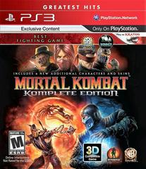 Mortal Kombat Komplete Edition [Greatest Hits] - Playstation 3 - Used w/ Box & Manual