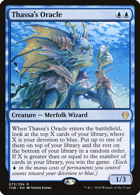 Thassa's Oracle (73) - Foil Lightly Played / thb