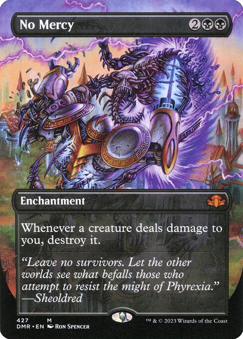 No Mercy (427) - BORDERLESS - FULL ART - Lightly Played / dmr