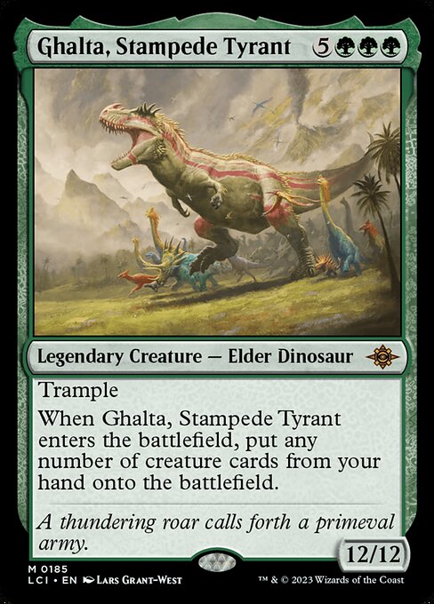 Ghalta, Stampede Tyrant (185) - Lightly Played / lci