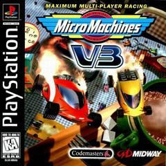 Micro Machines V3 - Playstation - Used w/ Box & Manual