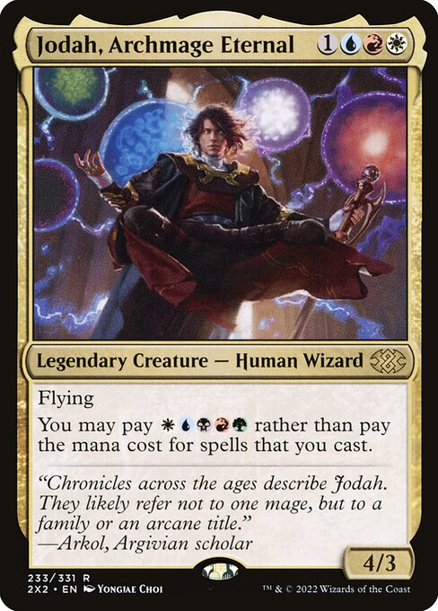 Jodah, Archmage Eternal (233) - Foil Lightly Played / 2x2
