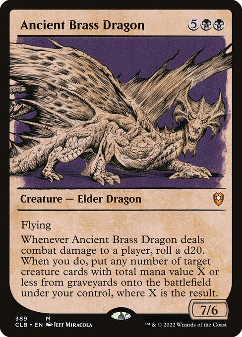 Ancient Brass Dragon (389) - SHOWCASE - Lightly Played / clb