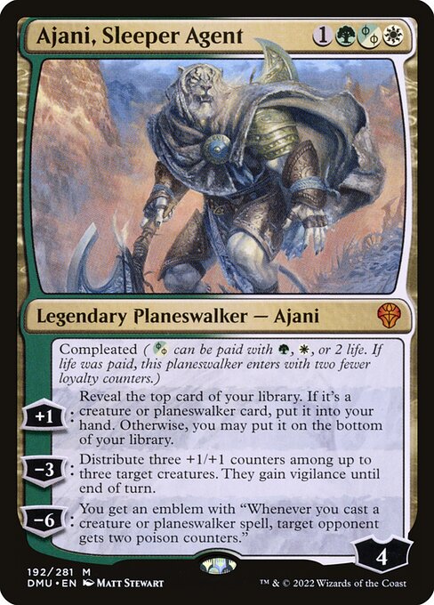 Ajani, Sleeper Agent (192) - Lightly Played / dmu