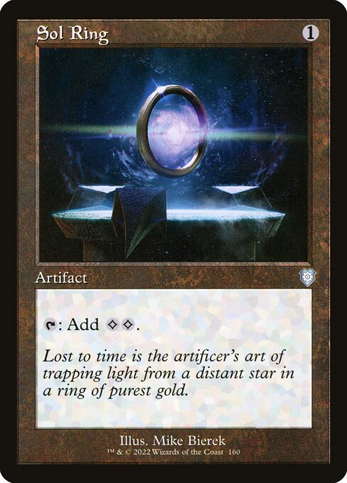 Sol Ring (160) - Moderately Played / bro