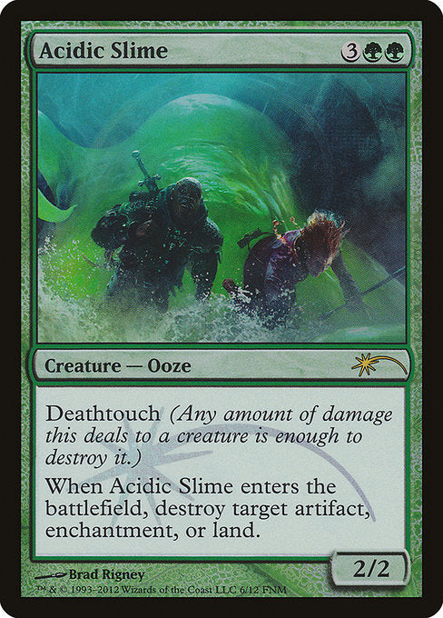 Acidic Slime (6) - Foil Moderately Played / f12