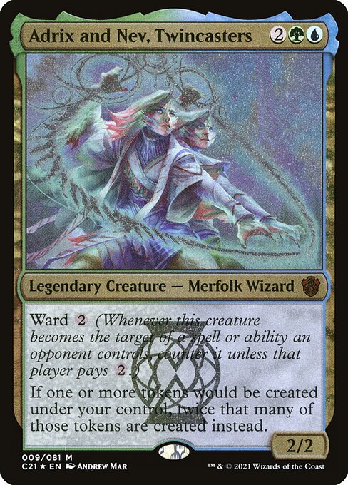 Adrix and Nev, Twincasters (9) - Foil Lightly Played / c21