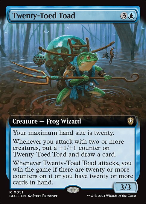 Twenty-Toed Toad (51) - EXTENDED ART - Lightly Played / blb