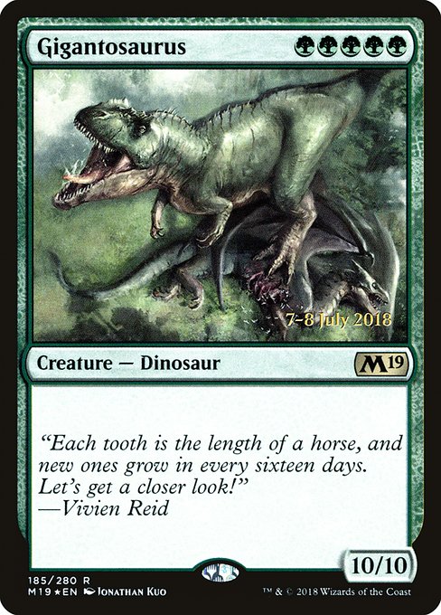 Gigantosaurus (185s) - Foil Lightly Played / m19