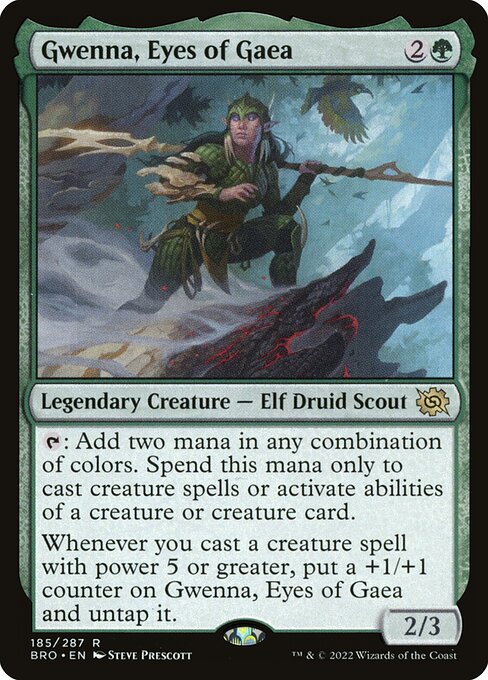 Gwenna, Eyes of Gaea (185) - Lightly Played / bro
