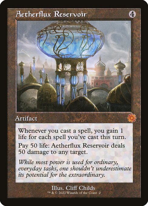 Aetherflux Reservoir (2) - Foil Lightly Played / bro