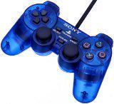 Blue Dual Shock Controller - Playstation 2 - Device Only