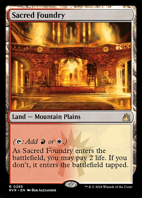 Sacred Foundry (285) - Lightly Played / rvr