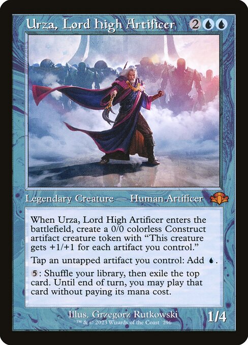 Urza, Lord High Artificer (296) - Lightly Played / dmr