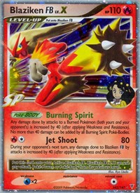Blaziken FB Lv.X - Damaged / SV