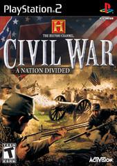 History Channel Civil War A Nation Divided - Playstation 2 - Used w/ Box & Manual