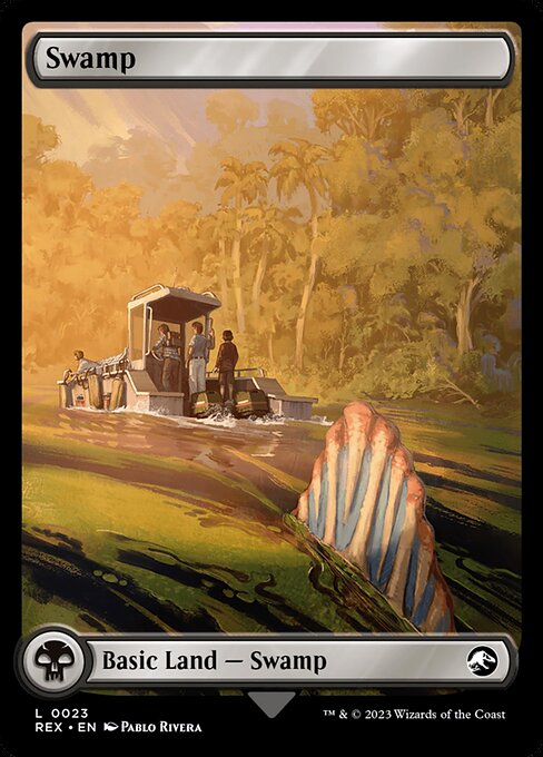 Swamp // Swamp (23) - FULL ART - Lightly Played / lci