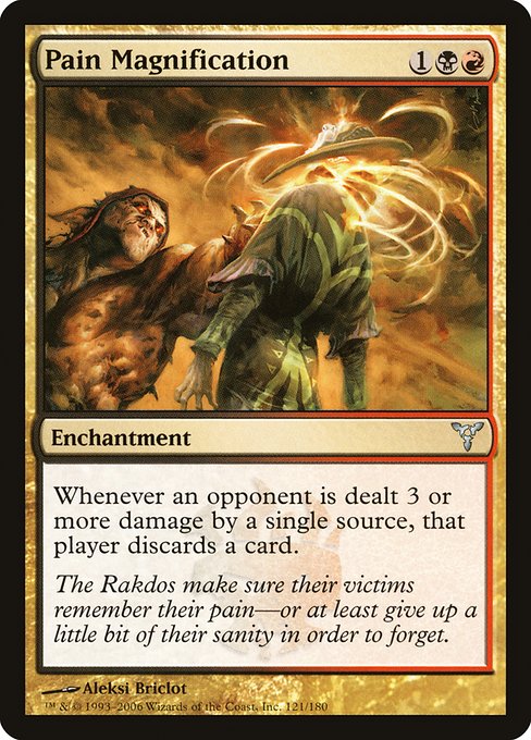 Pain Magnification (121) - Foil Lightly Played / dis