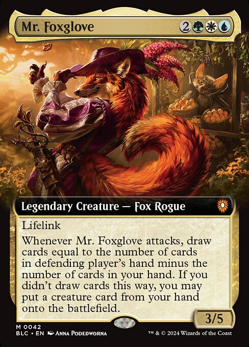 Mr. Foxglove (42) - EXTENDED ART - Lightly Played / blb