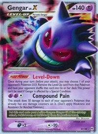 Gengar Lv.X - Moderately Played / AR