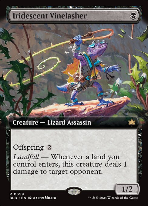 Iridescent Vinelasher (359) - EXTENDED ART - Lightly Played / blb