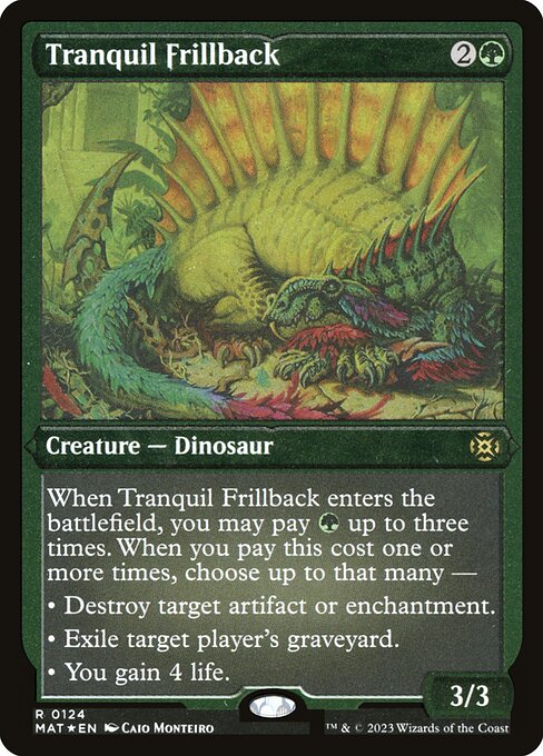 Tranquil Frillback (124) - Lightly Played / mat