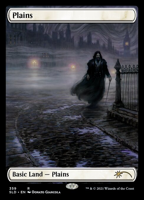 Plains (359) - FULL ART - Foil Lightly Played / sld