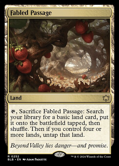 Fabled Passage (252) - Lightly Played / blb