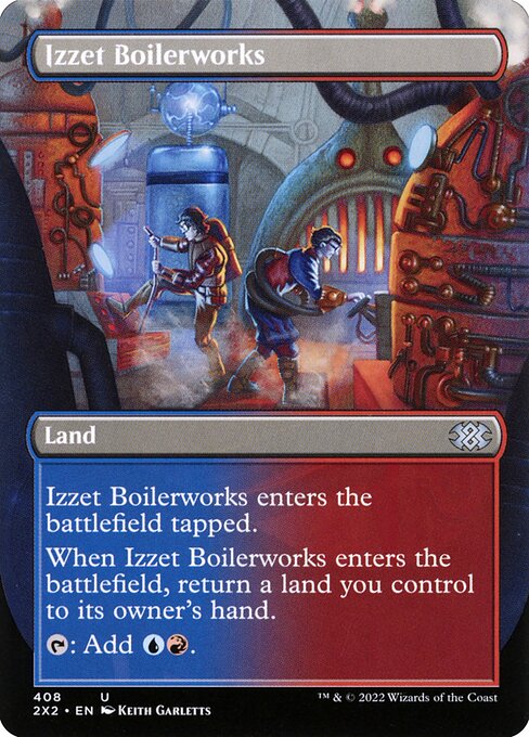 Izzet Boilerworks (408) - BORDERLESS - Lightly Played / 2x2