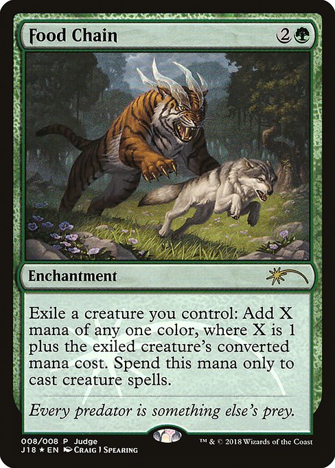 Food Chain (8) - Foil Moderately Played / j18