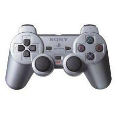 Silver Dual Shock Controller - Playstation 2 - Device Only