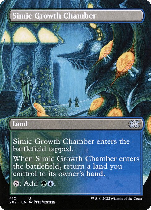 Simic Growth Chamber (412) - BORDERLESS - Foil Lightly Played / 2x2