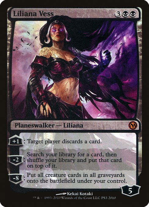 Liliana Vess (1) - Foil Moderately Played / pdp10
