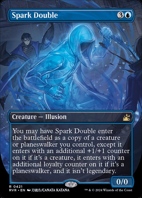 Spark Double (421) - BORDERLESS - Foil Lightly Played / rvr