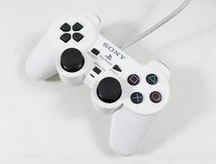 White Dual Shock Controller - Playstation 2 - Used