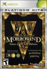 Elder Scrolls III Morrowind Platinum [Game of the Year] - Xbox - Used w/ Box & Manual
