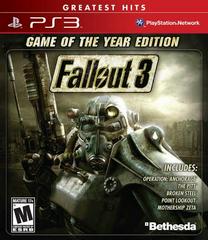 Fallout 3 [Game of the Year Greatest Hits] - Playstation 3 - Used w/ Box & Manual