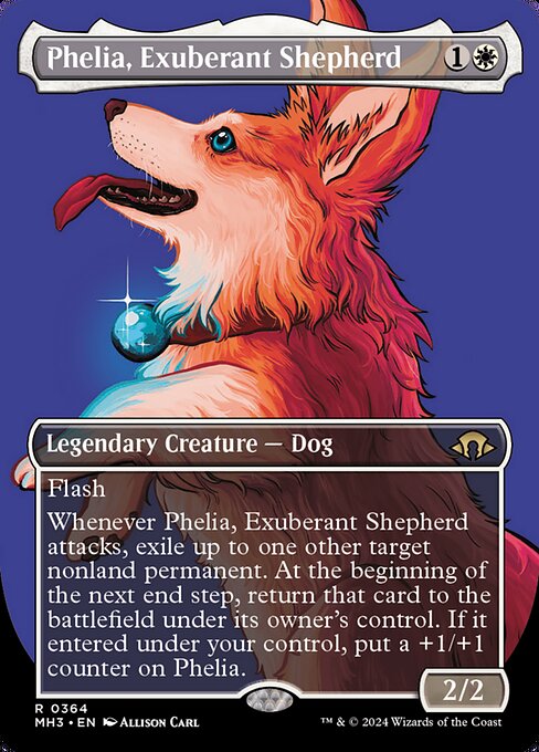 Phelia, Exuberant Shepherd (364) - BORDERLESS - Lightly Played / mh3