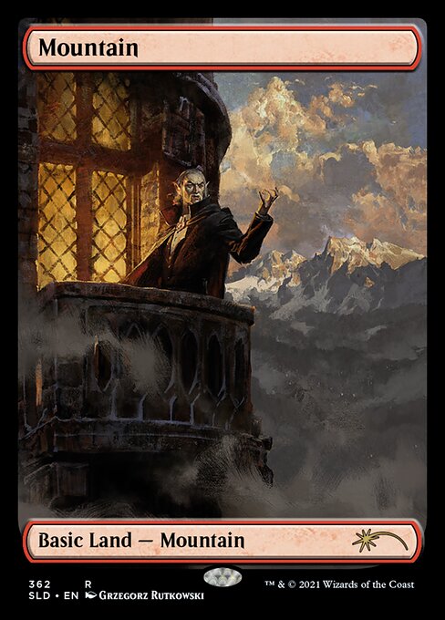 Mountain (362) - FULL ART - Lightly Played / sld