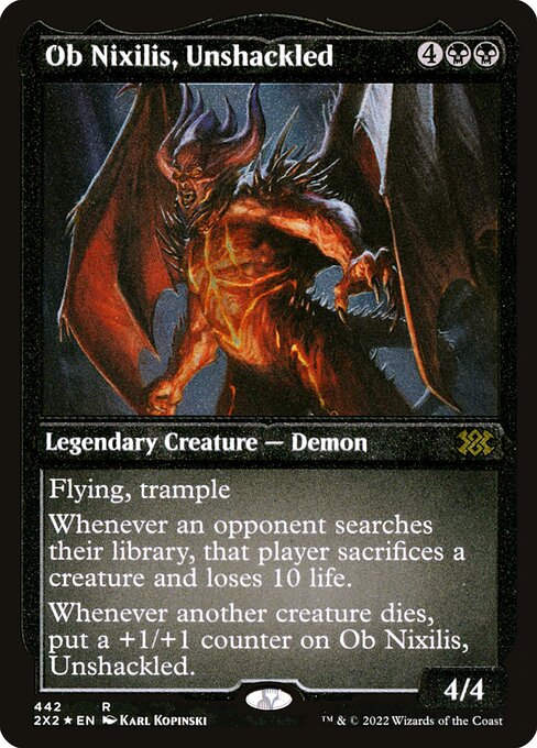 Ob Nixilis, Unshackled (442) - Lightly Played / 2x2