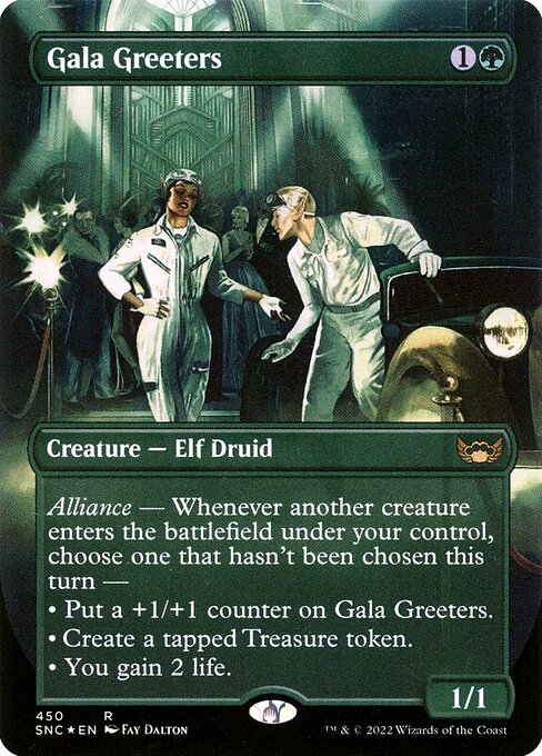 Gala Greeters (450) - BORDERLESS - Foil Lightly Played / snc